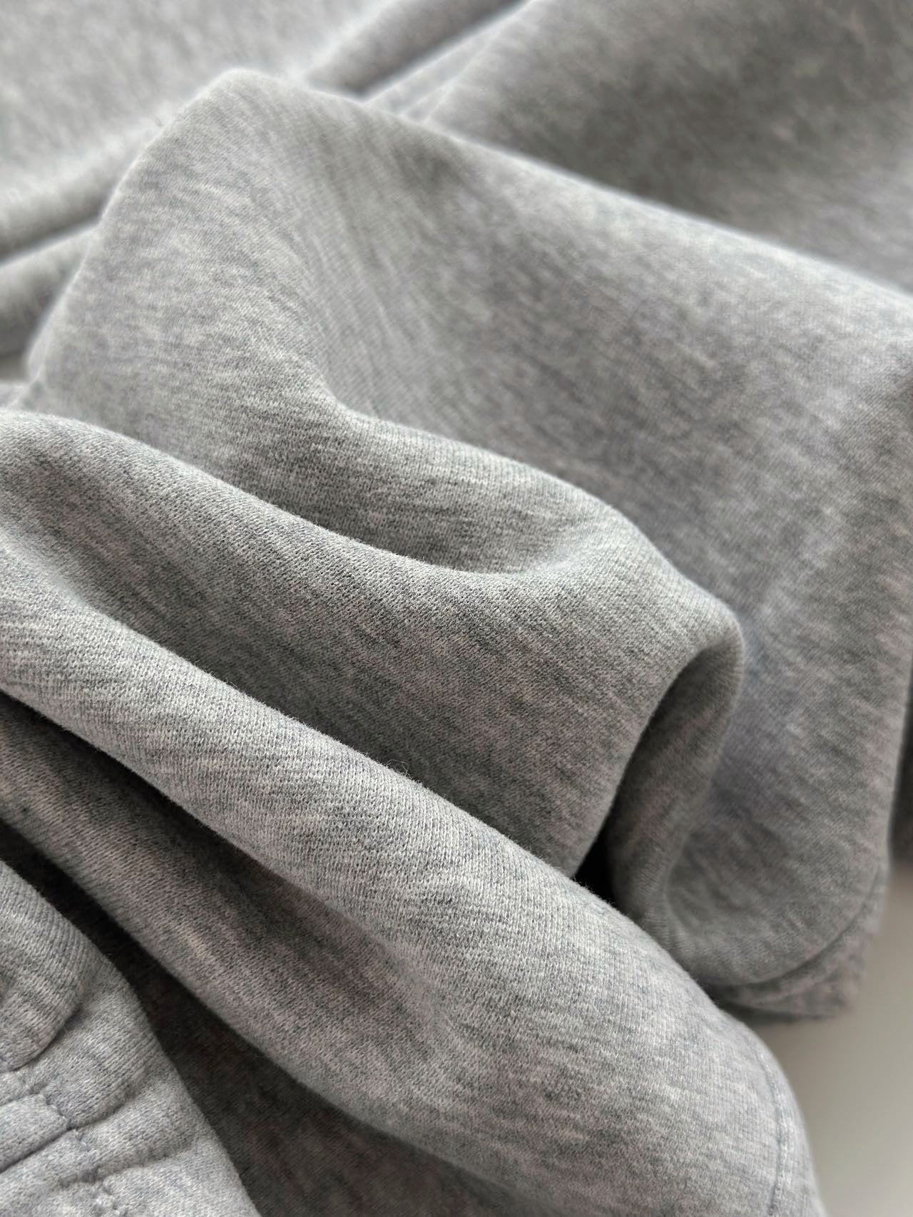 Korean Smile Patch Fleece Joggers