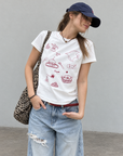 Korean-Inspired Embroidered Cotton Tee