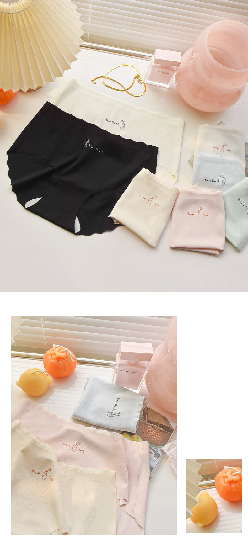 Seamless Invisible Nude Panties (3-Pack)