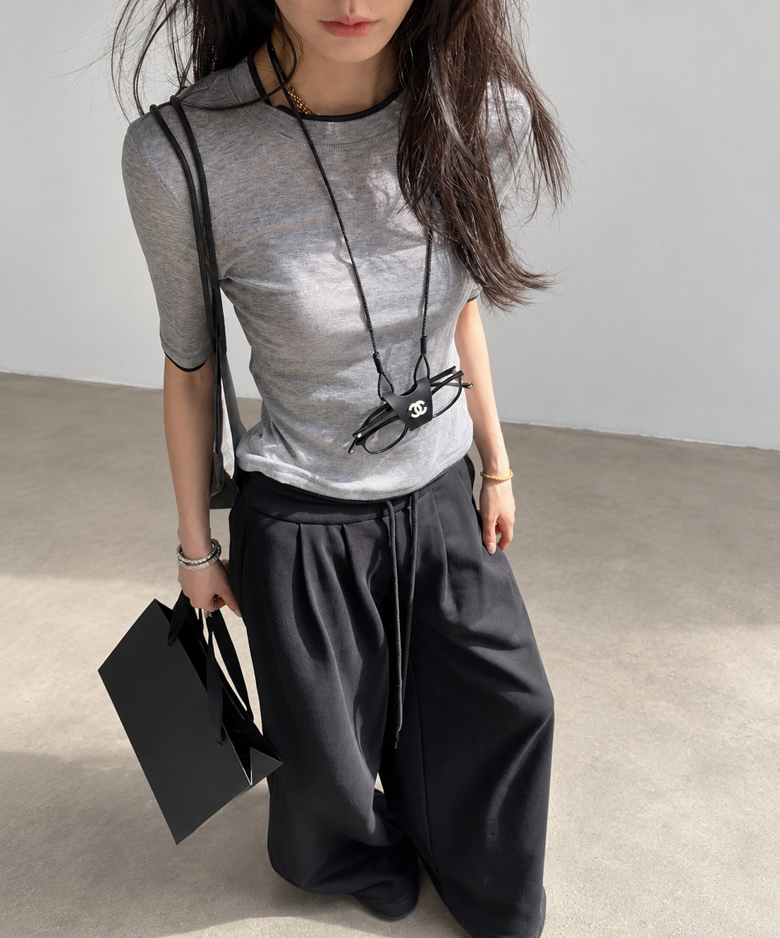 Tencel &amp;amp; Wool Stretch Top