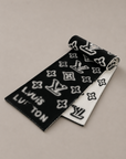 Reversible Cashmere Contrast Letter Scarf