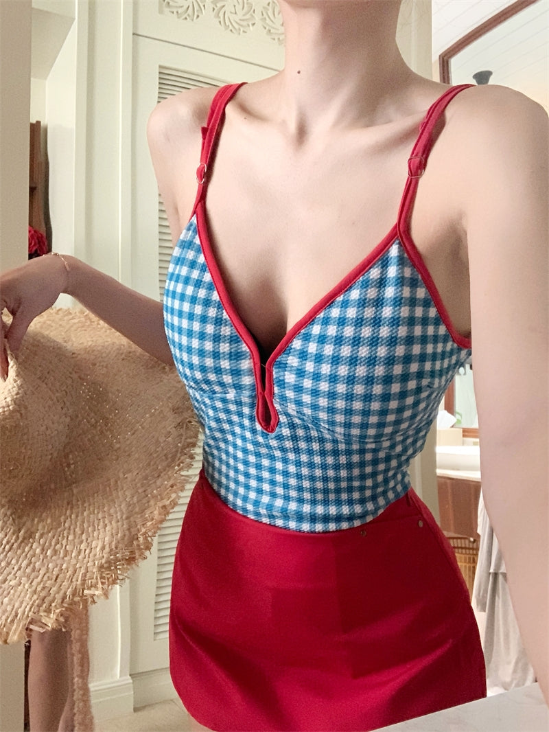 THAI BRAND APRILPOOLDAY-CLAUDIA&#39;S FOREVER ONE(Red Mini Dress 2-Piece Set Included)