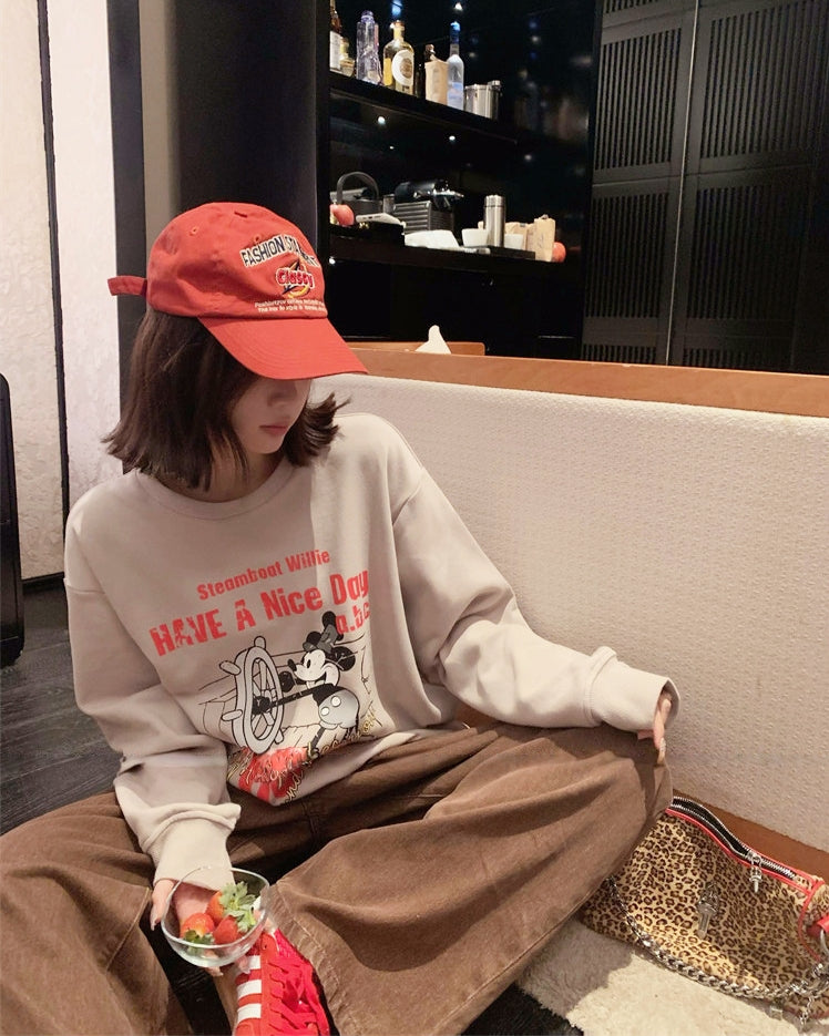 Disney Cartoon Graphic Sweatshirt