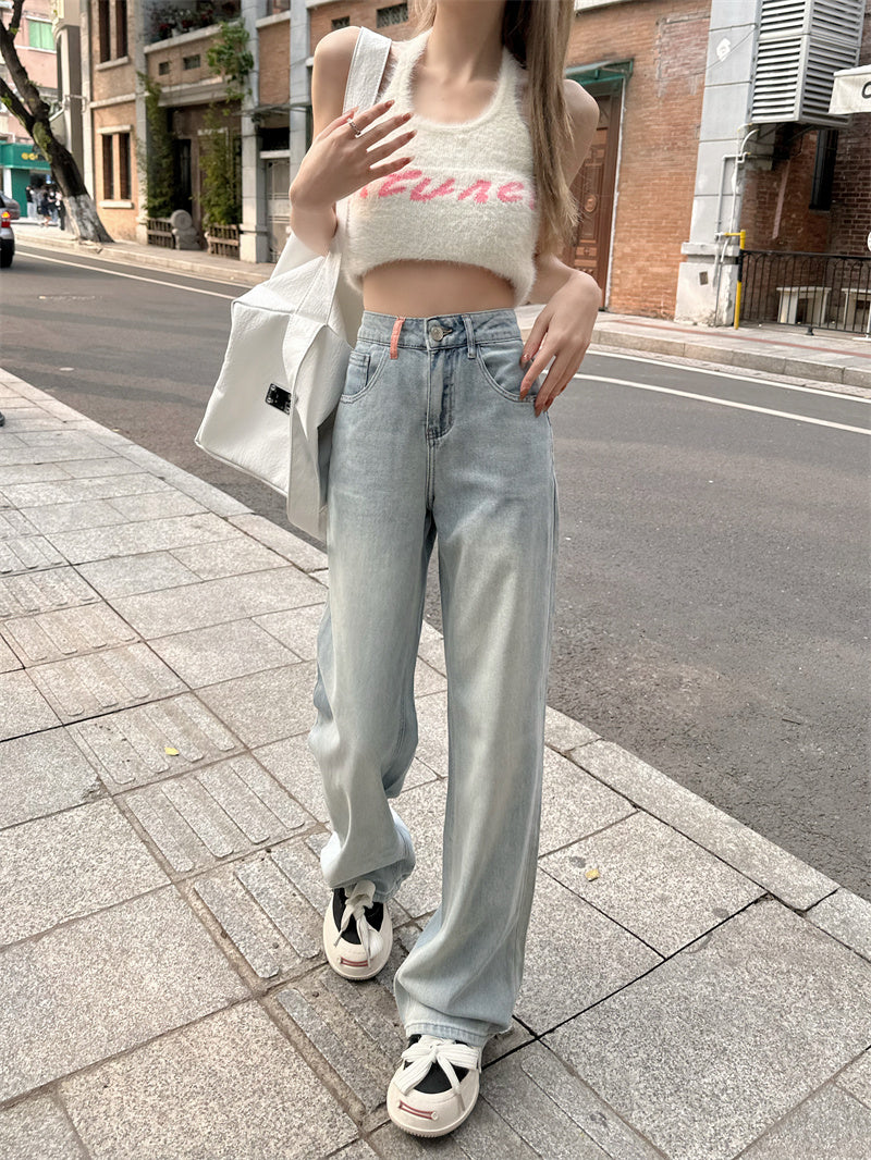 Vintage Washed Blue Ultra-Soft Jeans