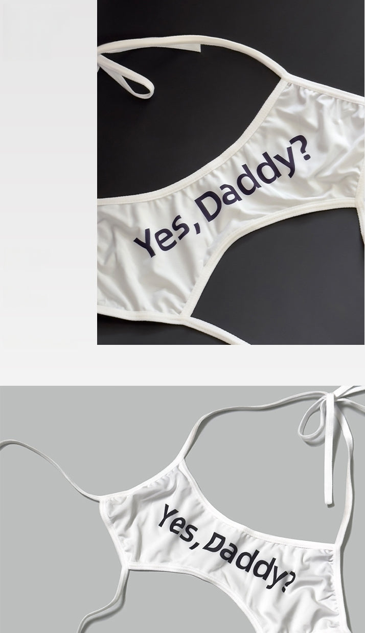 Pure-temptation halter one-piece lingerie