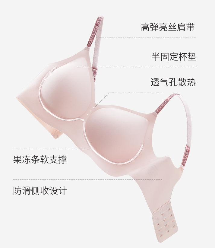 CALNIKEAN Anti-Gravity Milk Silk Breathable Lingerie Set