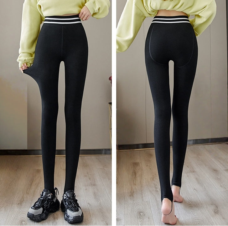 Fleece-Lined Thickened Lift Leggings
