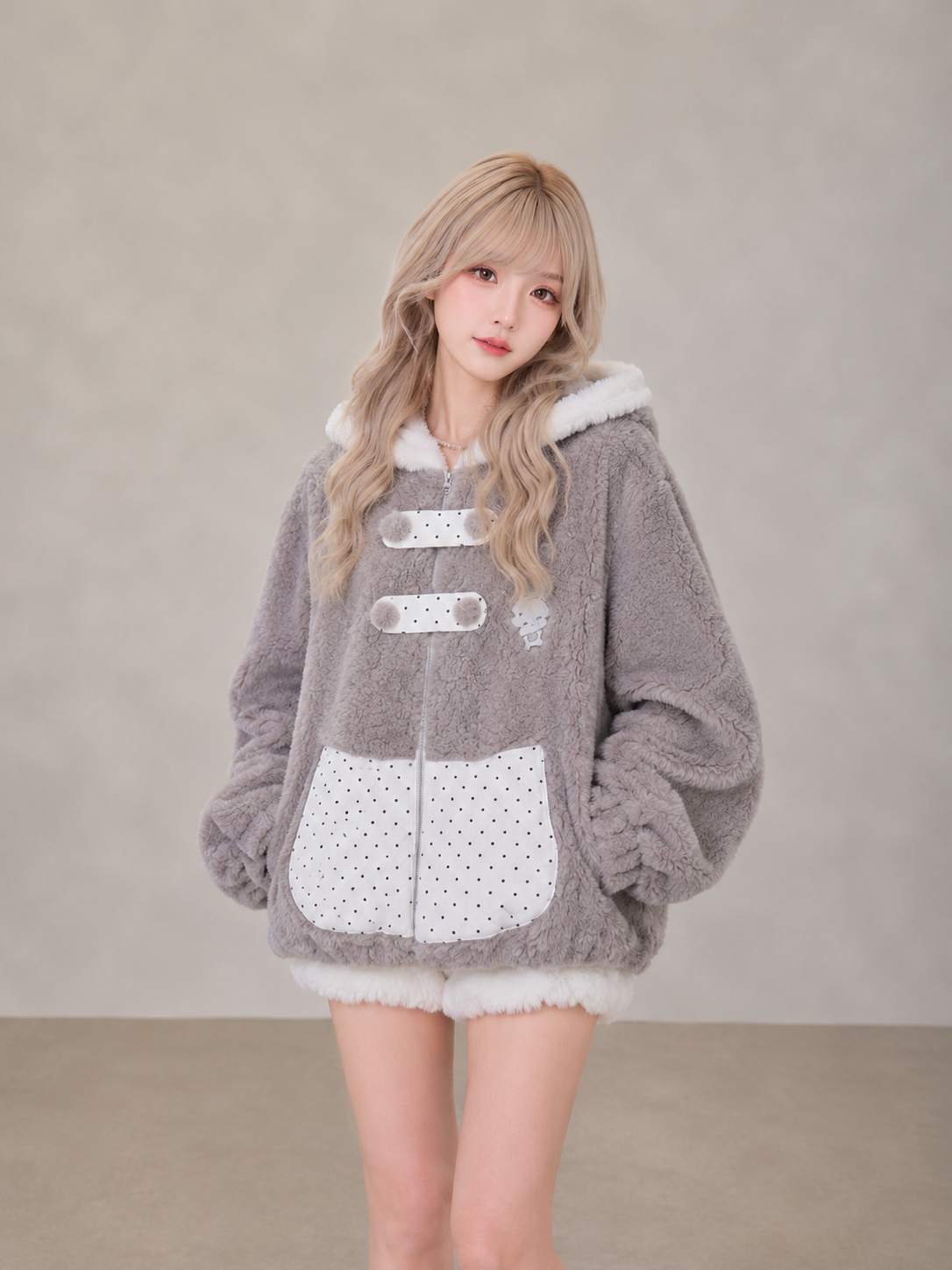 Ultra-Soft Teddy Fleece Set（Free Fluffy Shorts）