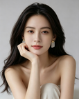 Korean tassel earrings