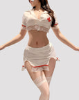 Pure Desire Nurse Lingerie Set with Stockings