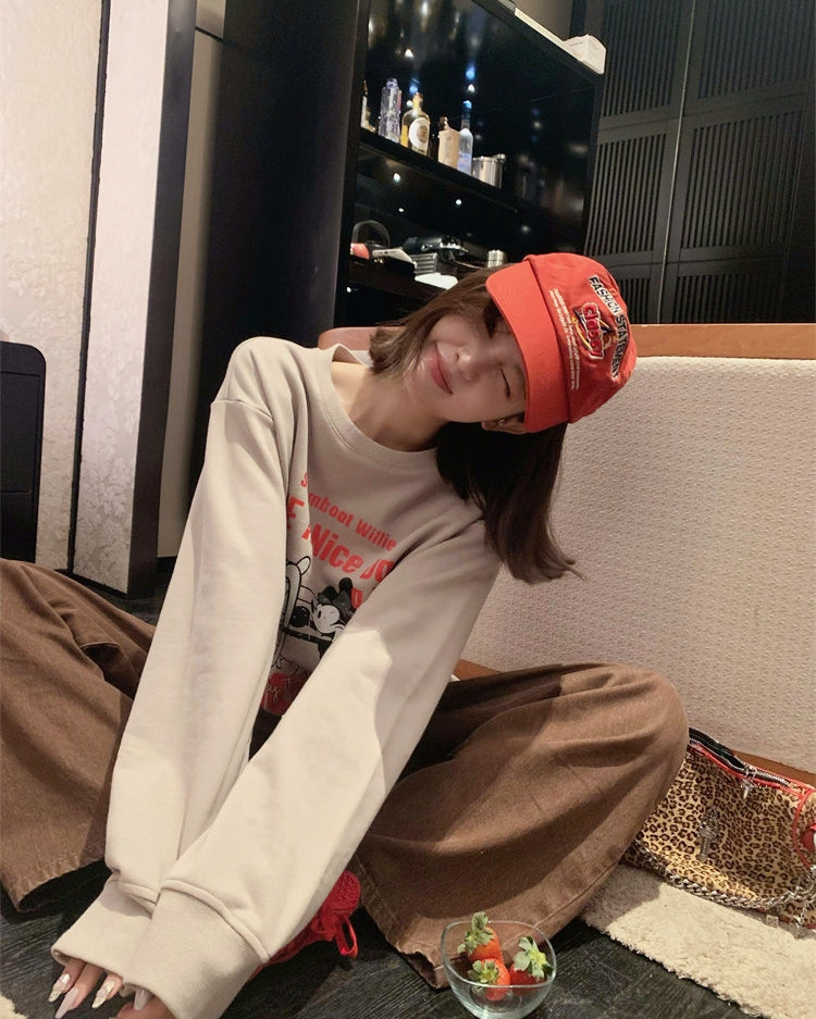 Disney Cartoon Graphic Sweatshirt
