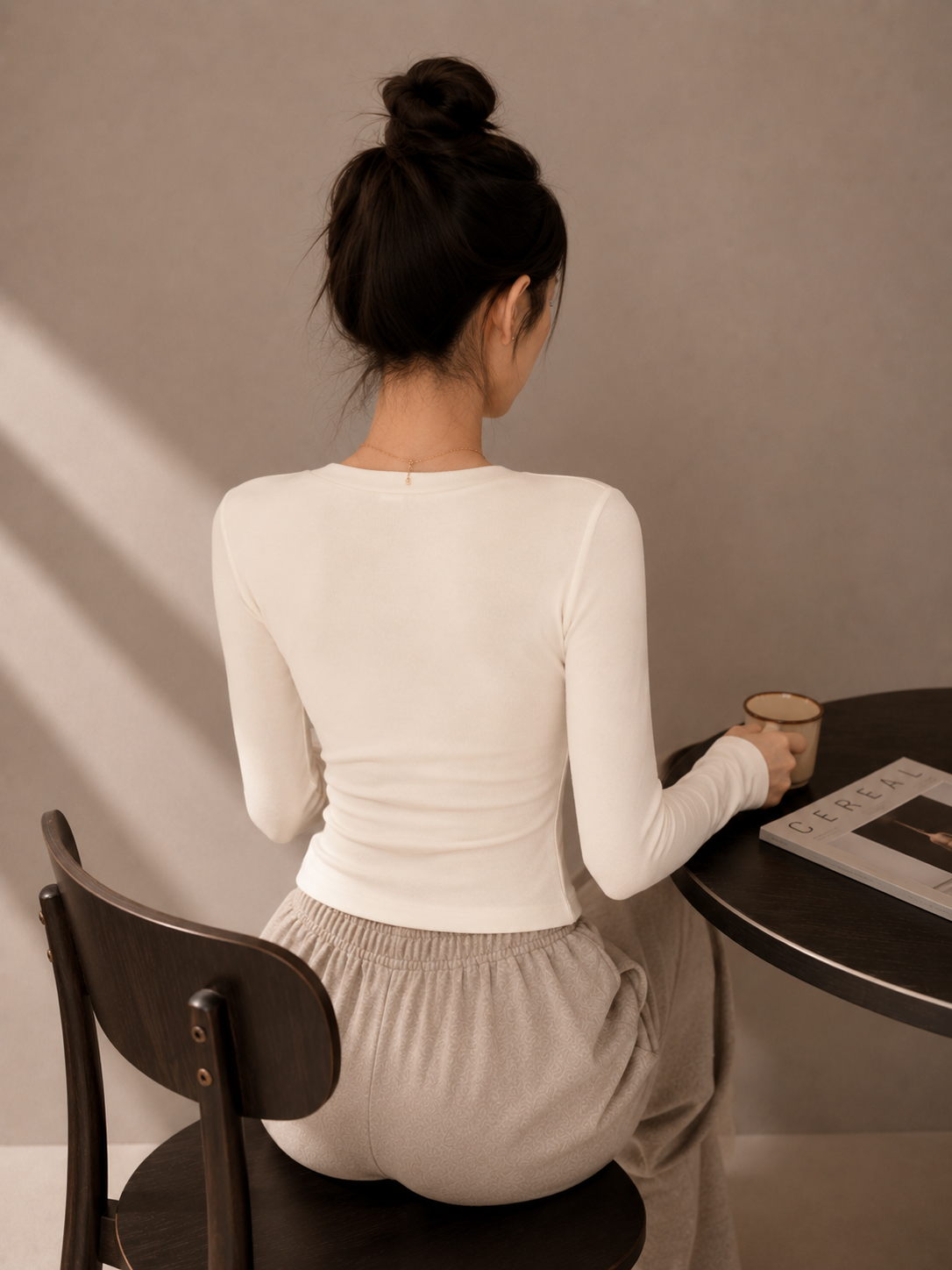 Korean AMTN Upgraded V-Neck Fleece-Lined Base Layer