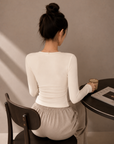 Korean AMTN Upgraded V-Neck Fleece-Lined Base Layer