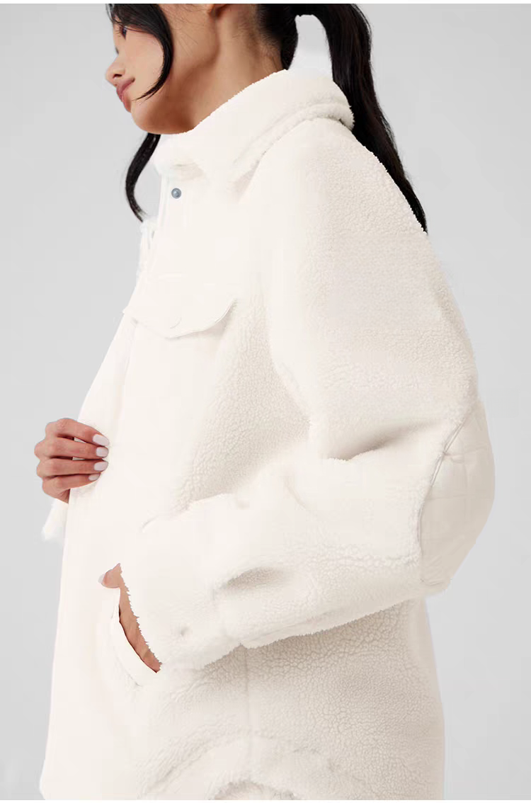 Sherpa Collar Mid-Length Coat