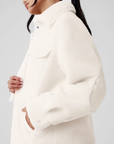 Sherpa Collar Mid-Length Coat
