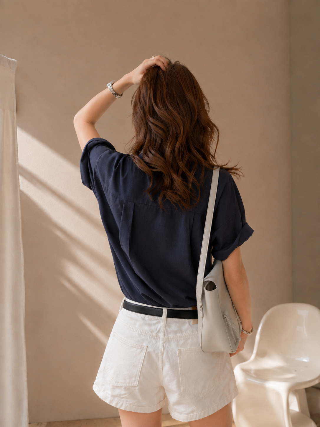 Korean Old-Money Lace Trim Shirt