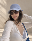 Striped Bikini &amp; Cover-Up 4-Piece Set
