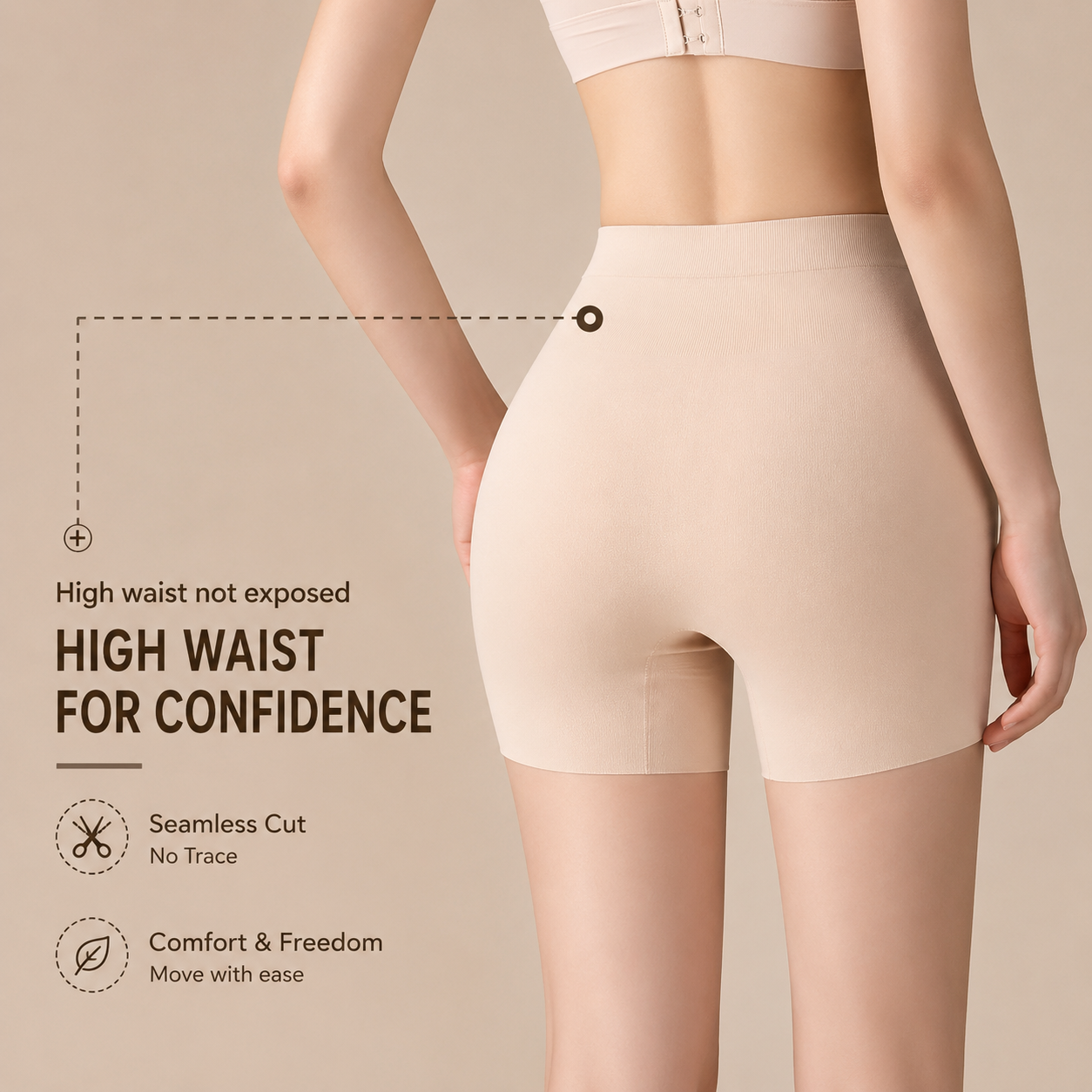 3-in-1 Tummy Control &amp;amp; Butt Lifting Safety Shorts (2-Pack)