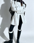 Ultra-Soft Protein Leather Trench Jacket