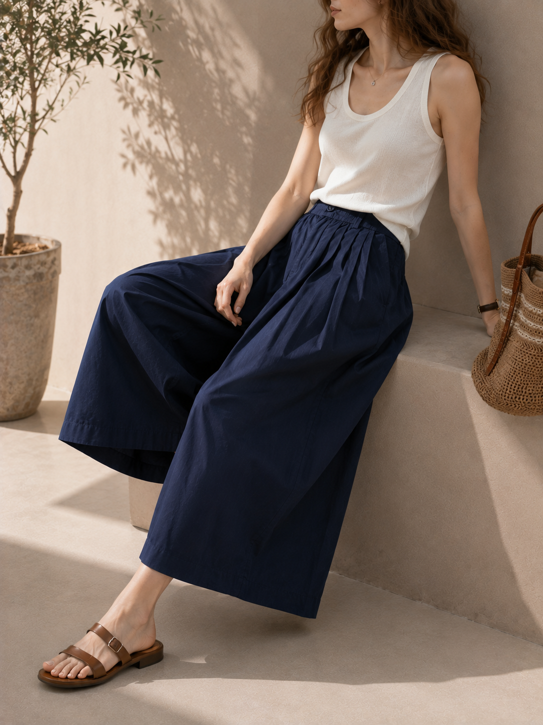 Flattering Wide-Leg Culottes