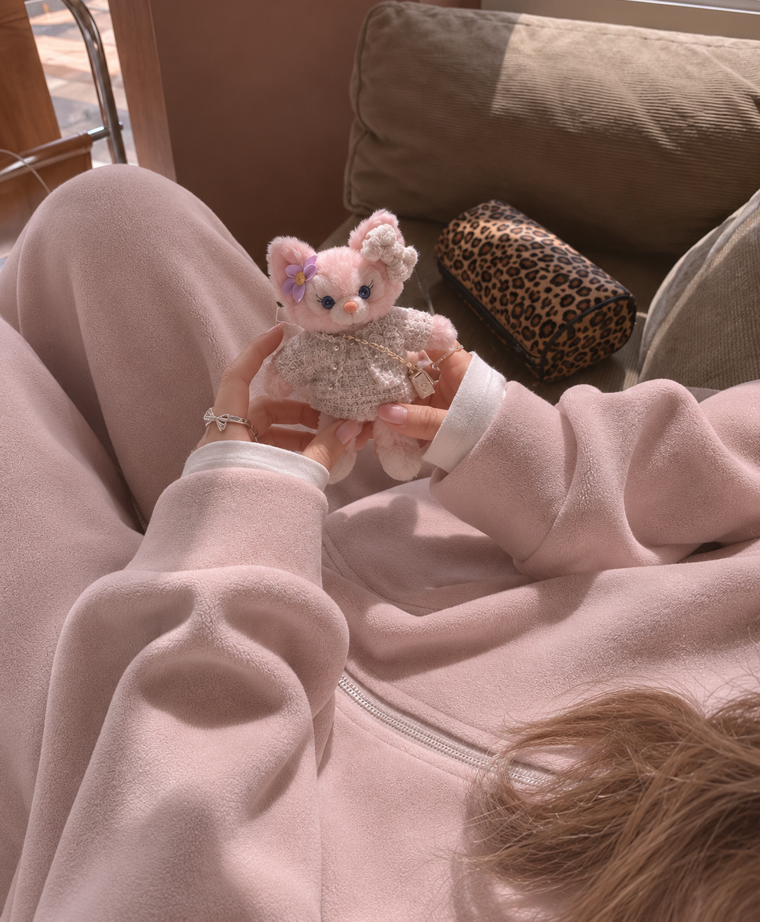Korean-Style Double-Sided Fleece Lounge Set