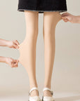 7th-Generation Sheer Fleece-Lined Tights