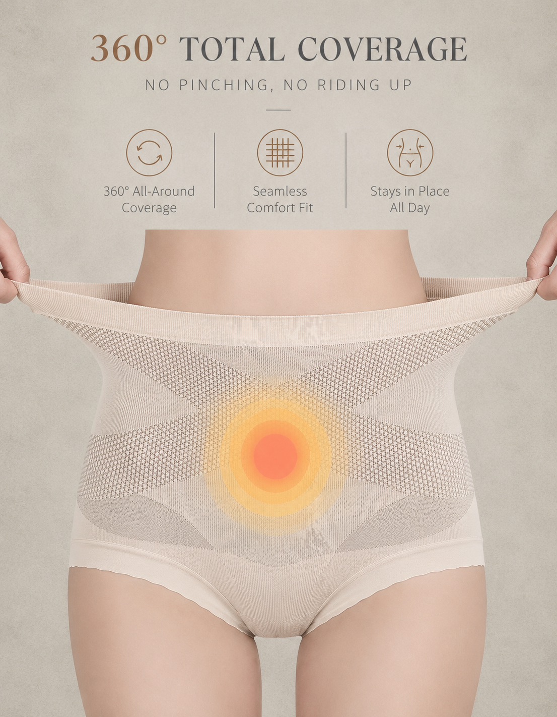 5-Pack Black Bandage Tummy-Control Briefs