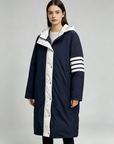 TB 90% White Duck Down Long Puffer Coat