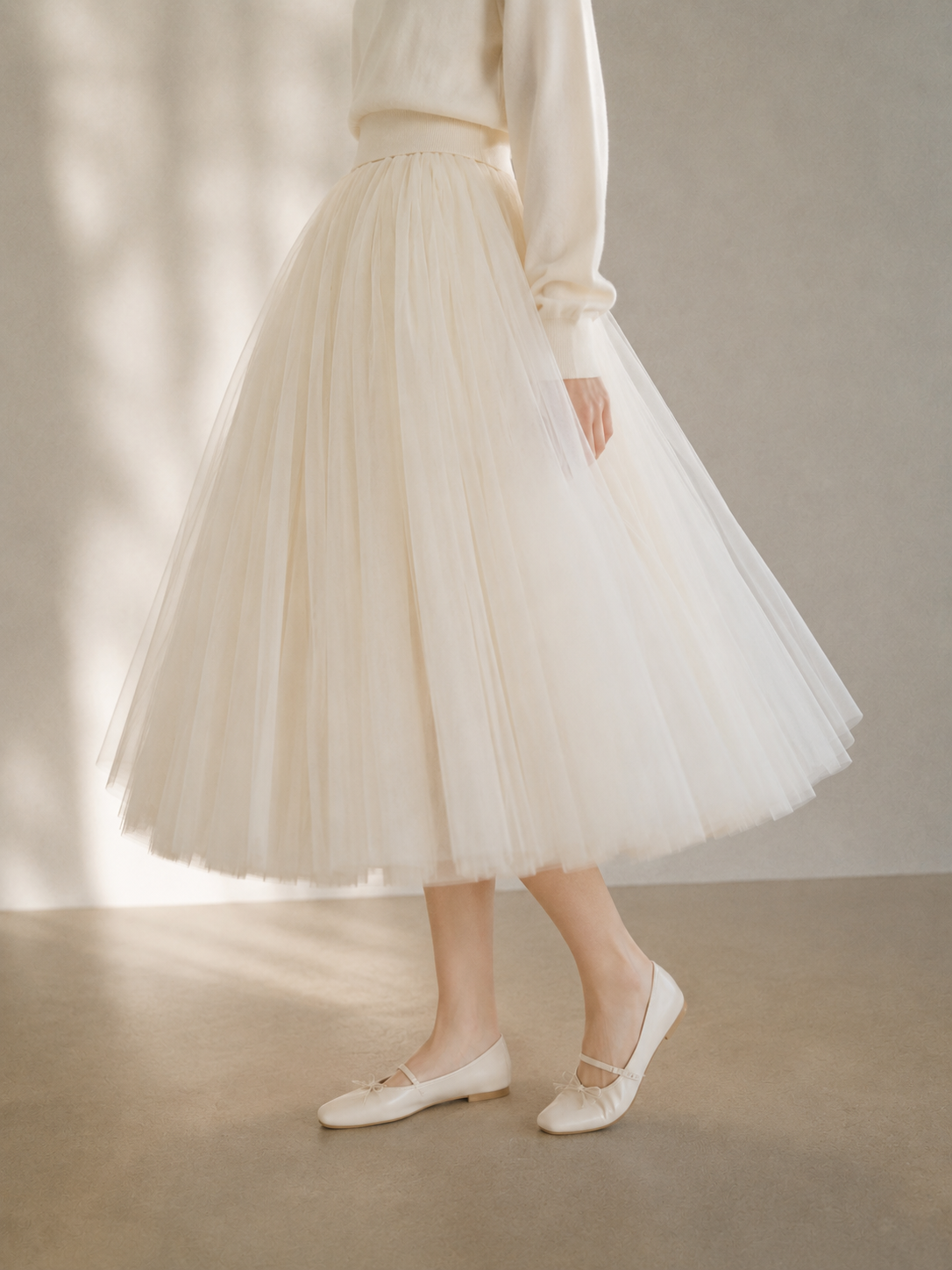 Luxe Multi-Layer Tulle A-Line Skirt