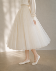 Luxe Multi-Layer Tulle A-Line Skirt