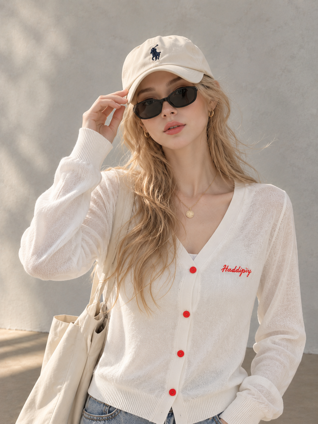 Korean-Style Lightweight Embroidered Sun Cardigan