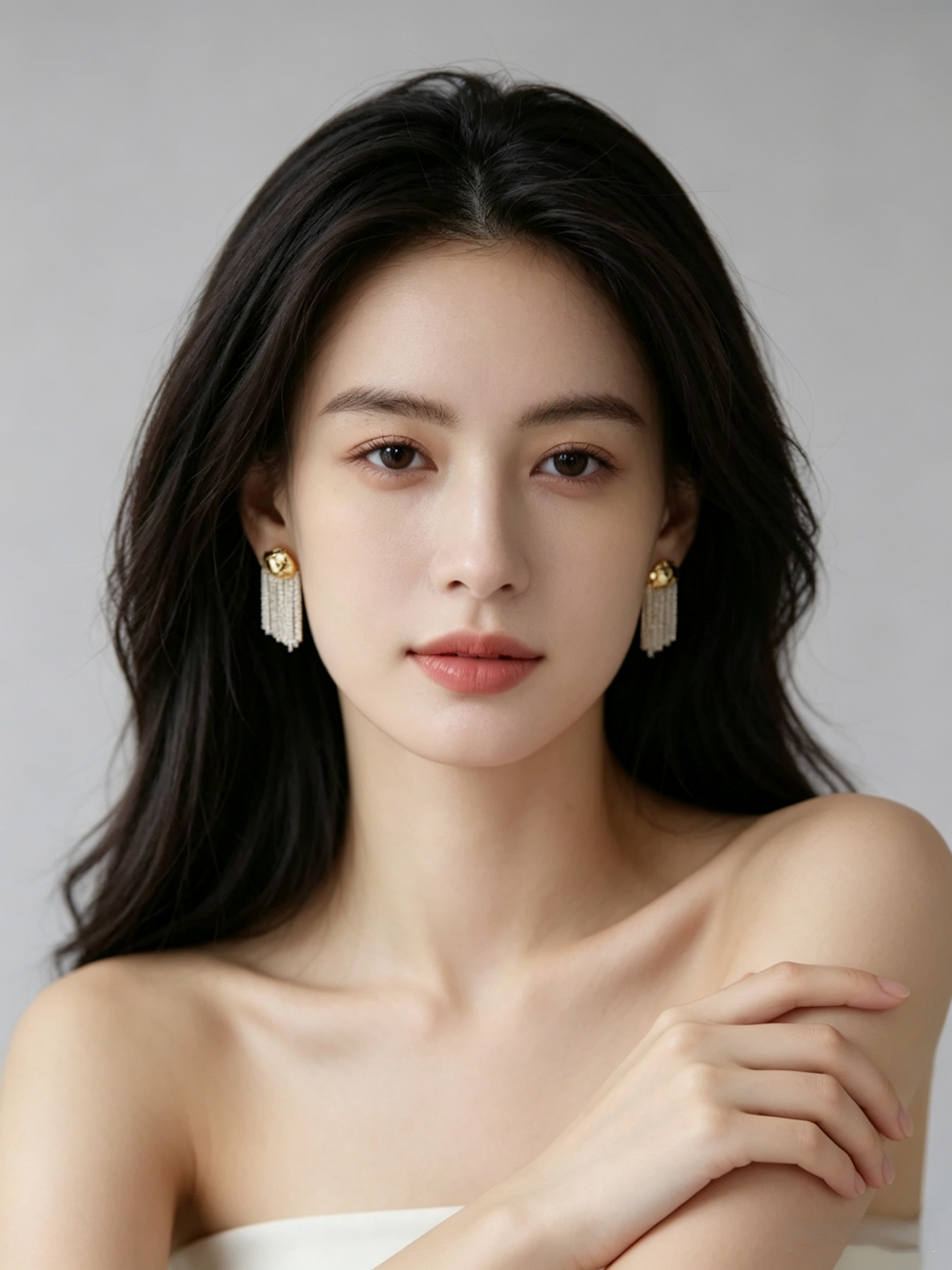 Korean tassel earrings