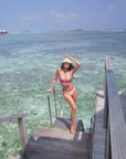 Thai-Style Instagram-Inspired Contrast Bikini 4-Piece Set