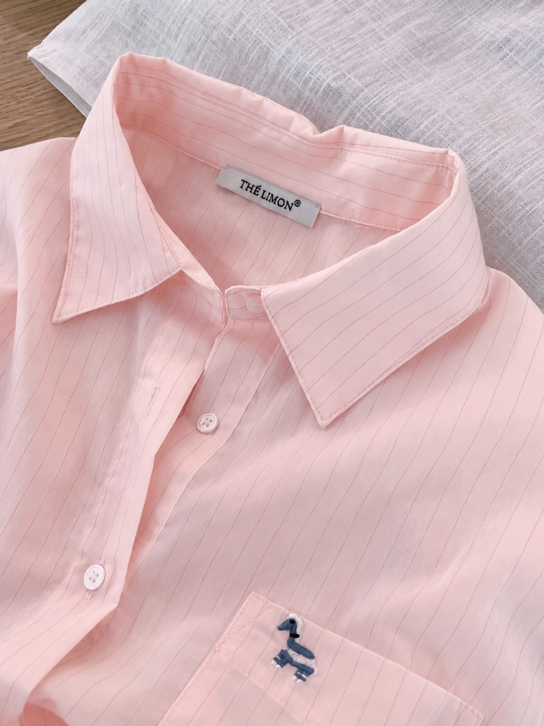 Korean-Style Pink Shirt