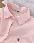 Korean-Style Pink Shirt