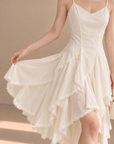 Lace-Trim V-Neck Cami Dress