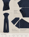 Cupro Twist-Drape Set