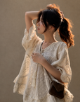 Bohemian Embroidered Crochet Top