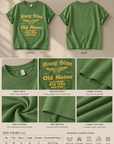 Avocado Green 100% Cotton Vintage Tee