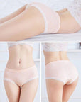 Seamless Xinjiang Colored Cotton Mid-Rise Panties（2 in 1 pack）