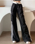 American street style loose cargo pants