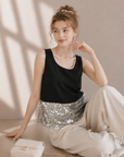 Galaxy Sequin Satin Tank Top