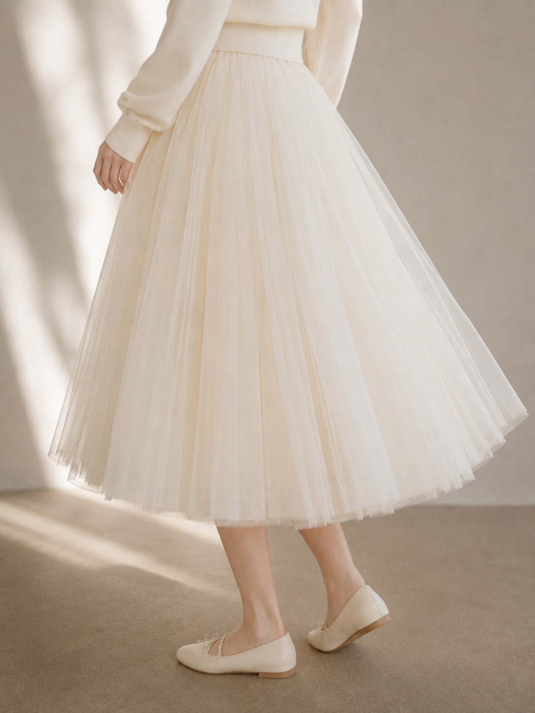 Luxe Multi-Layer Tulle A-Line Skirt