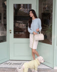 Lake Blue 100% Wool Cardigan