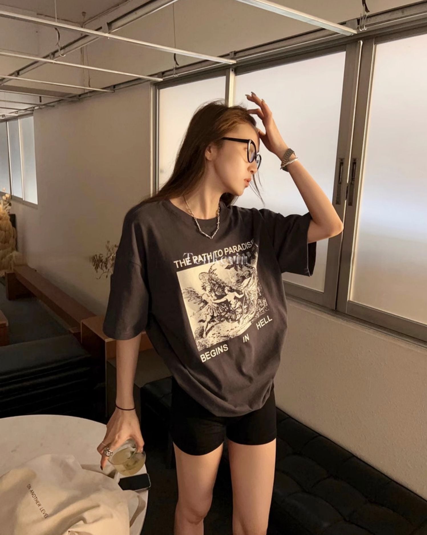 Vintage American BF-Style Cotton T-Shirt