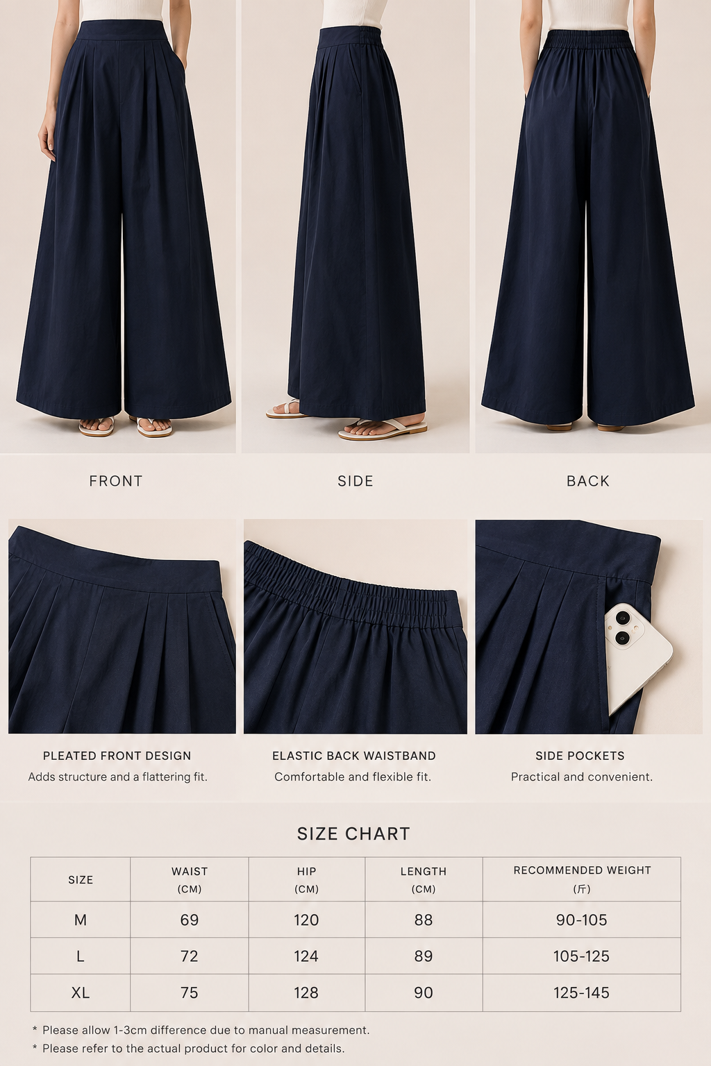Flattering Wide-Leg Culottes