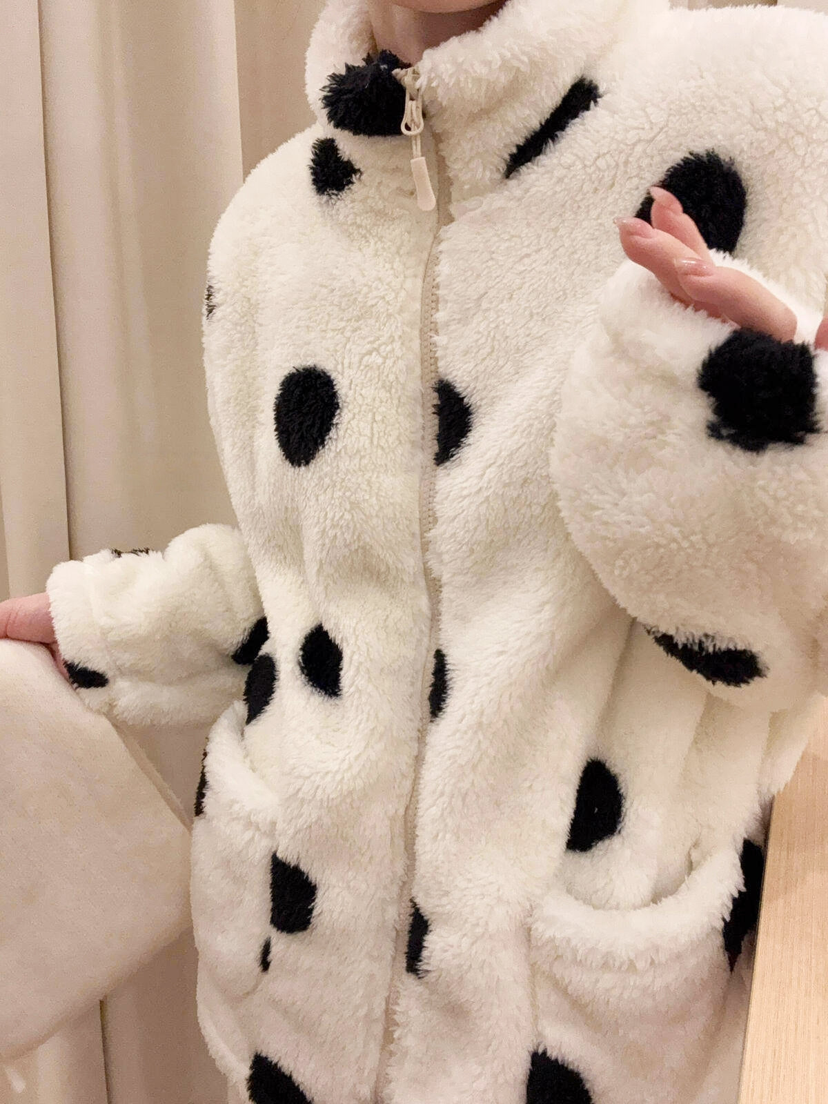 New Winter Thick Fleece-Lined Flannel Loungewear Set