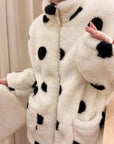 New Winter Thick Fleece-Lined Flannel Loungewear Set