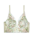 French-Style Sexy Sweet Non-Wired Bra with Latex Cups