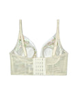 French-Style Sexy Sweet Non-Wired Bra with Latex Cups
